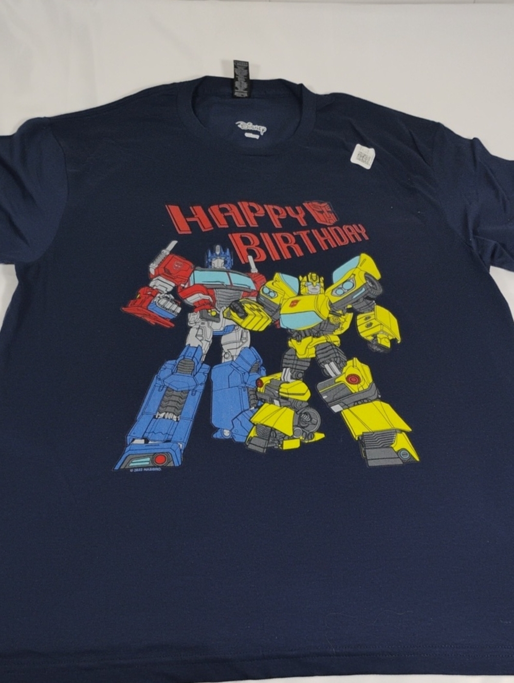 Gildan Navy 'Happy Birthday' Transformers Graphic Tee